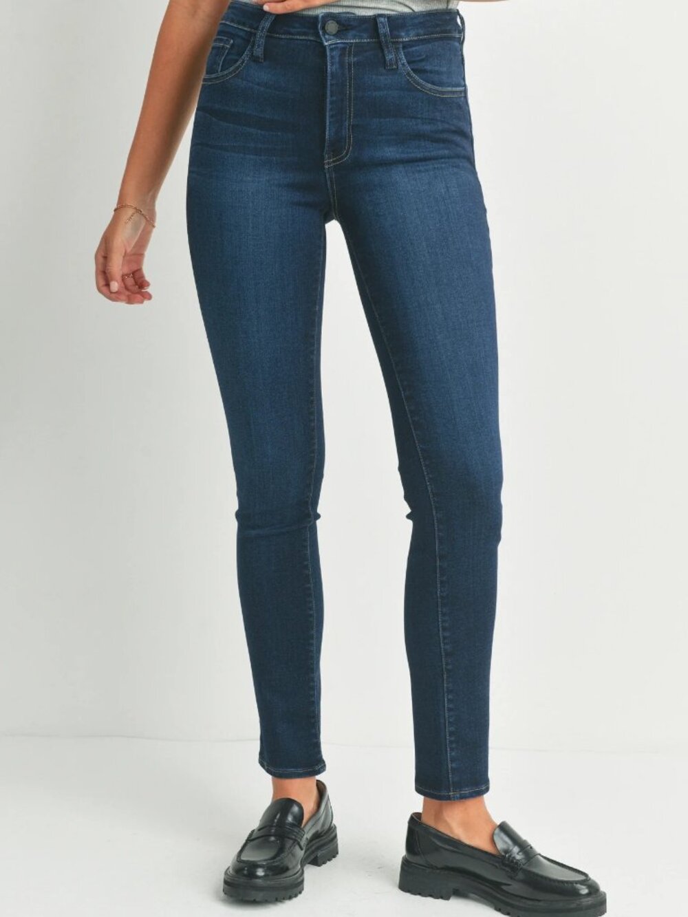 Just Black Denim Jeans | Size 14 | Dark Denim